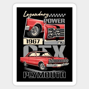 Plymouth GTX 426 Hemi Car Sticker